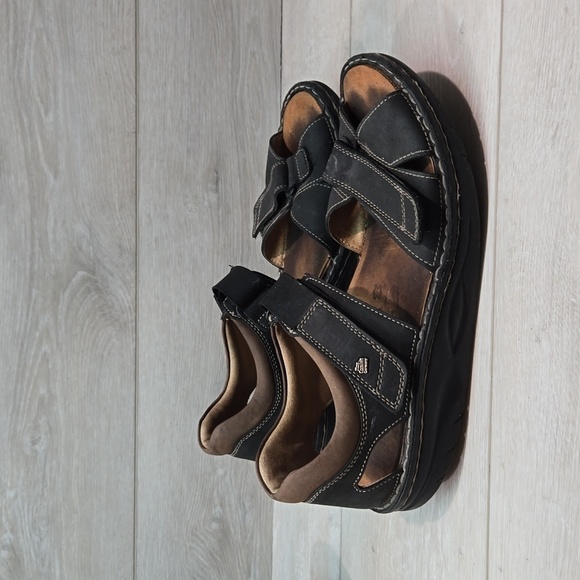 Finn Comfort Women Samara Leather Hook&loop Sandals shoes sz 42/11 - Picture 2 of 14